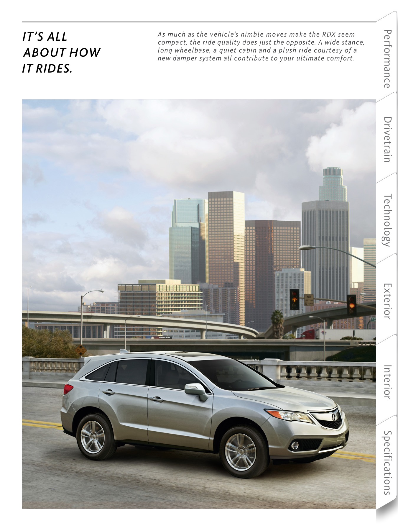 2013 Acura RDX Brochure Page 3